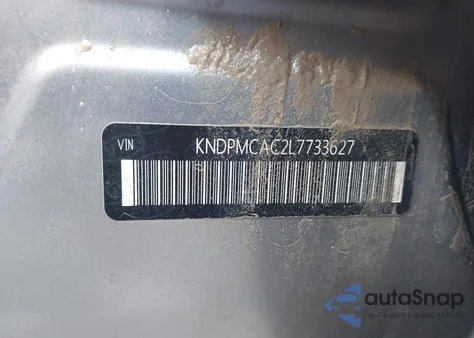 2020 Kia Sportage Lx из США, поврежденный, VIN KNDPMCAC2L7733627